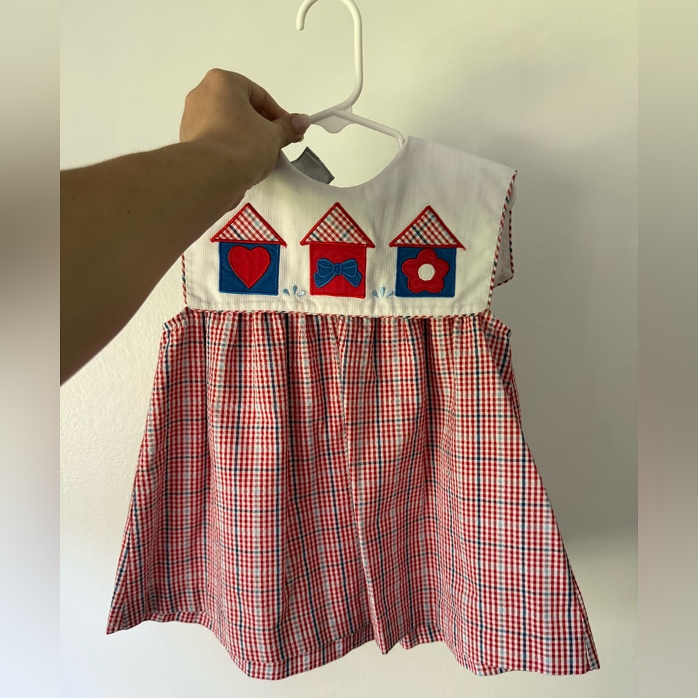 Gymboree Red and White Baby Dress